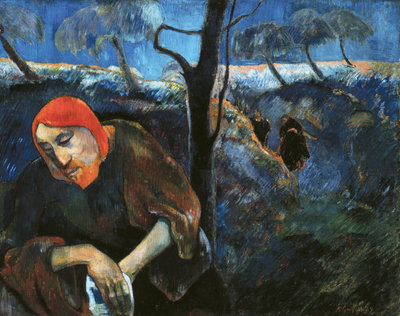 Paul Gauguin, Christus in de Hof van Olijven, 1889. Collectie: Norton Museum of Art, West Palm Beach, Florida.